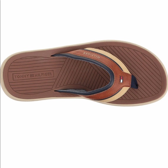 NWOT MEN’S TOMMY HILFIGER FLIP FLOPS - Picture 3 of 8